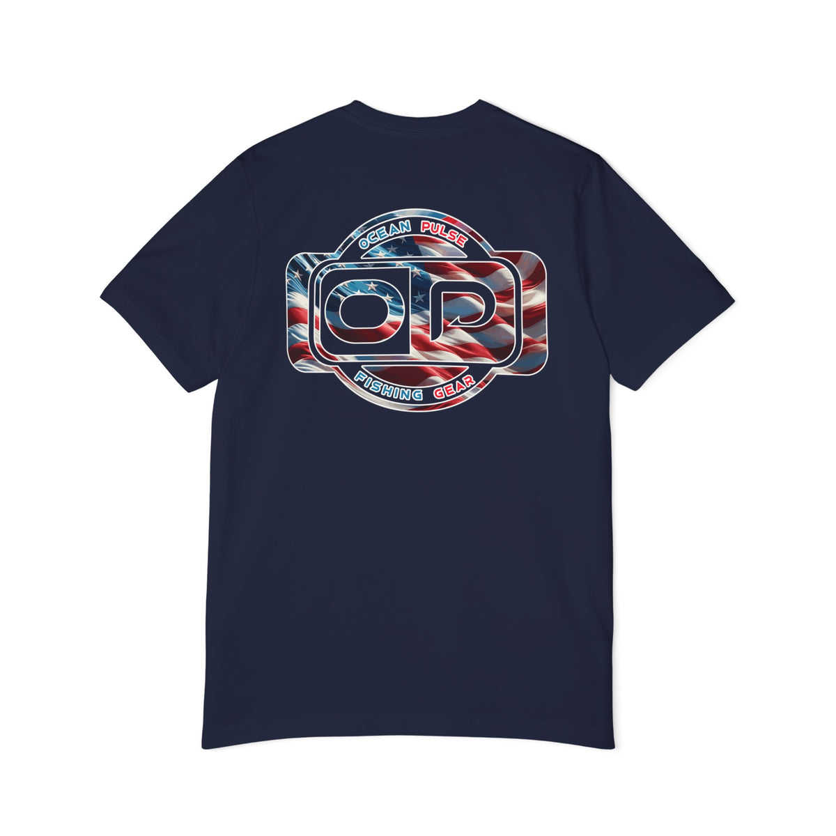 Ocean Pulse Patriot Short Sleeve T-Shirt (Navy Blue)