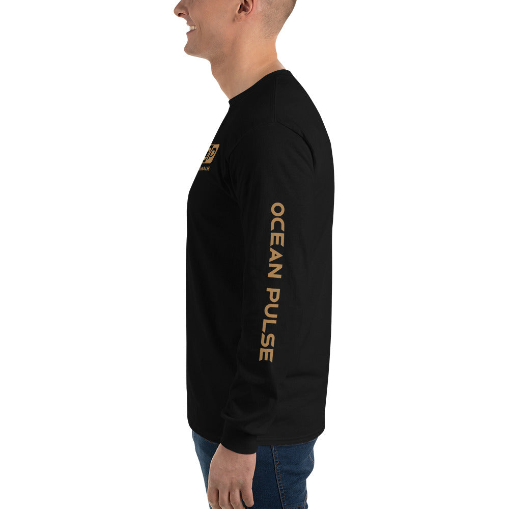 Ocean Pulse Long Sleeve Shirt (Black)